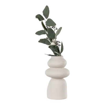 Vase i beige keramik