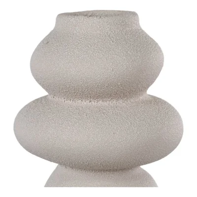 Vase i beige keramik