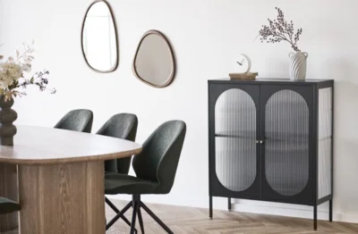 Luxon Spejl med MDF ramme - organisk form