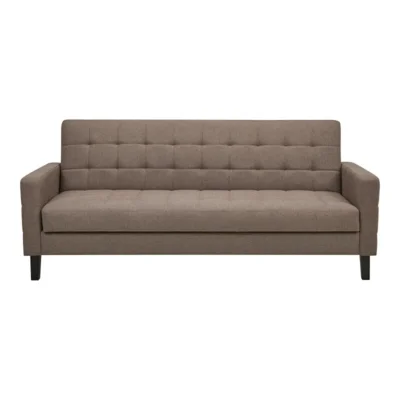 Milton Sovesofa, brun med sorte ben