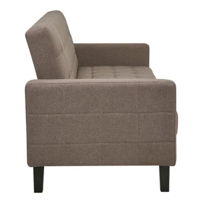 Milton Sovesofa, brun med sorte ben