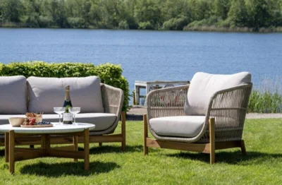 Terracina Loungestol, akacie inkl. hynde