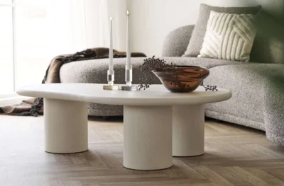 Palmera Sofabord, Cement look - UDSOLGT TIL UGE 29