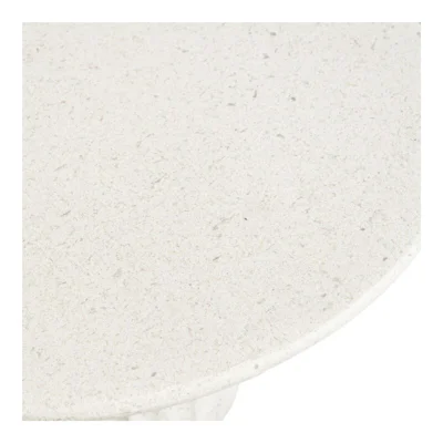 Newtown Hjørnebord i hvid fiberclay - UDSOLGT TIL UGE 31.