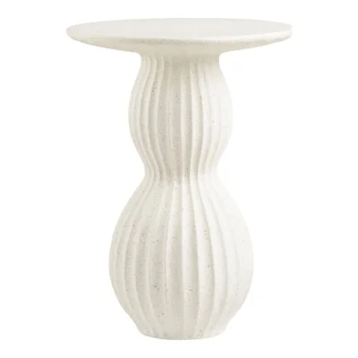 Newtown Hjørnebord i hvid fiberclay - UDSOLGT TIL UGE 31.