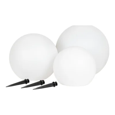 Lifton, LED lampe og integreret solcelle, sæt á 3 stks.
