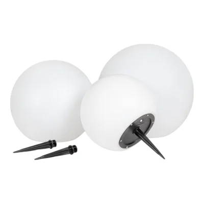 Lifton, LED lampe og integreret solcelle, sæt á 3 stks.
