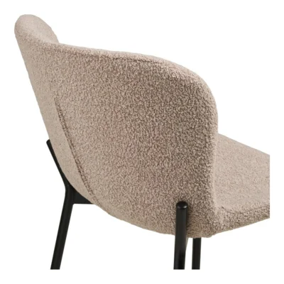 Maceda Counterstol i beige bouclé