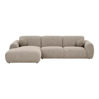 Clyde Loungesofa, Sten-grå venstrevendt og med 2 puder