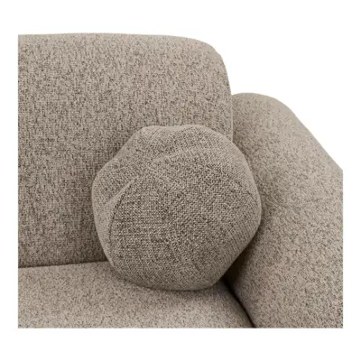 Clyde Loungesofa, Sten-grå højrevendt og med 2 puder