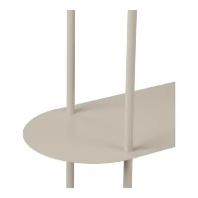 Rieti reol, asymmetrisk med 4 hylder, sandfarvet