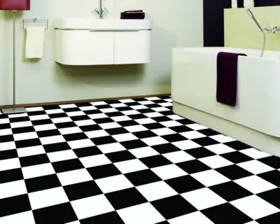 Inspire Modena skakternet vinylgulv - REST 120X400 CM.