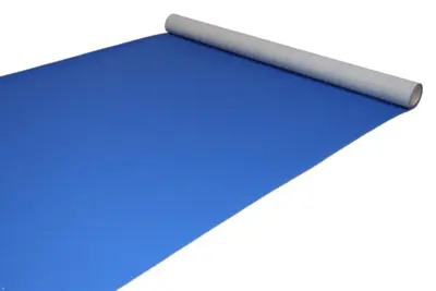 Messetæppe - Blå Løber i nålefilt - REST 370X200 CM.
