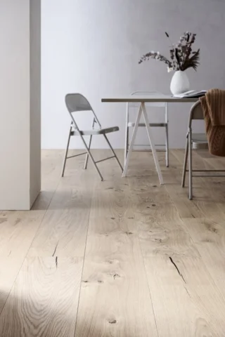 Trægulv - Eg Palazzo Rustik, børstet matlak 
