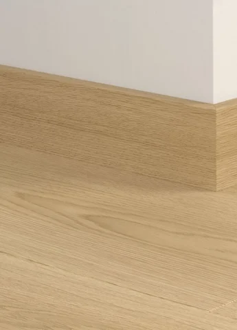 Fodpanel til laminatgulv - Natural Beige Oak, INGEN RETURRET! 