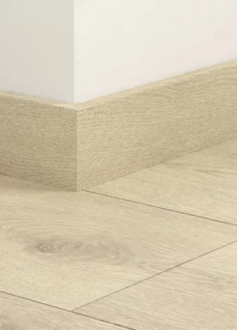 Fodpanel til laminatgulv - Light Beige Oak, INGEN RETURRET! 