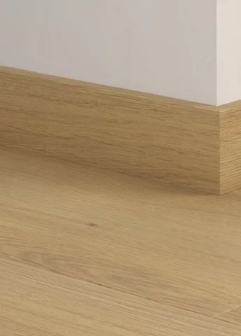 Fodpanel til laminatgulv - Romantic Light Grey Oak, INGEN RETURRET! 