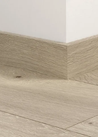 Fodpanel til laminatgulv - Romantic Grey Oak, INGEN RETURRET! 