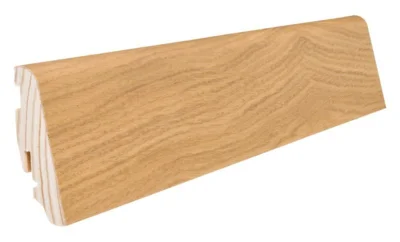 Fodpanel til trægulv, Eg Knaster, 19x58 mm. Oliebehandlet