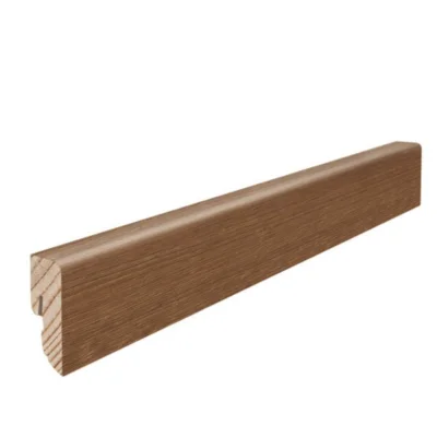 Fodpanel til trægulv, Kube Røget Eg 16x40 mm., Oliebehandlet
