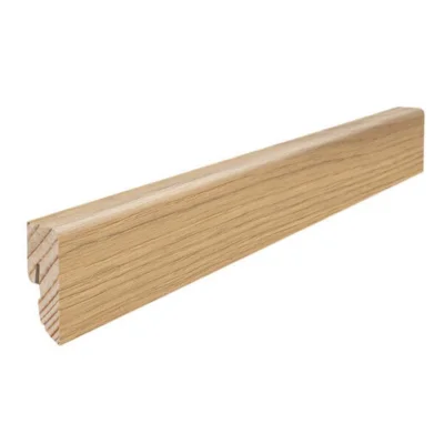 Fodpanel til trægulv, Kube Eg invisible 16x40 mm., Oliebehandlet