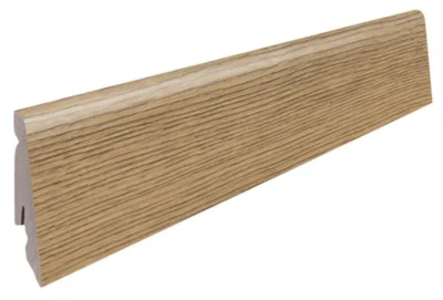 Fodpanel til laminatgulv, Eiche Metallic natur, 19x58 mm.