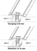 40 mm. Multi Overgangsprofil til 13-18 mm. parketgulv - kliksystem