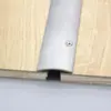Overgangsprofil, 40 mm. buet sidehullet, børstet rustfri stål 