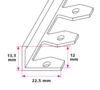 12 cm.