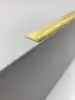 Trappeafslutning til 3,2 mm. linoleum, tynd - midthullet 