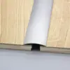 Overgangsprofil, 40 mm. buet selvklæbende, rustfri stål 