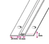 Dilatationsprofil 3 mm - midthullet 