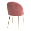 Geneve rosa velour Spisebordsstol