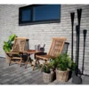 Toledo Teak Spisebordstol, 2 stk.