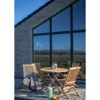 Oviedo rundt Ø 100 cm. Teak havebord