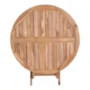 Oviedo rundt Ø 100 cm. Teak havebord
