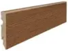 Fodpanel til trægulv, 15 x 80 mm. mat lak