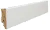 Hvidt fodpanel til parketgulv, 16 x 58 mm. (vandresistent) -