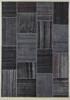 Kelim Patchwork - Dark Grey - REST 160X230