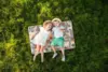 Dobbeltsidet Blødt Baby legetæppe - Forest