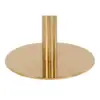 Bolzano Barbord med top i hvidt-marmor-look, messing stel