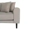 Lido Lounge Sofa - Sofa venstrevendt i stone med fire puder
