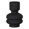 Vase, sort glas