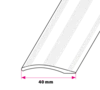 Overgangsprofil, 40 mm. buet u/huller