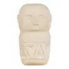 Beige dekoration i cement, 10 cm.