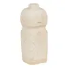 Beige dekoration i cement, 15 cm.