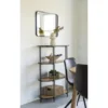 Madrid spejl, Aluminium med sort ramme 50x70 cm.