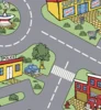 Artifact Vinylgulv til Børneværelset - Traffic Bilbaner - RESTPARTI