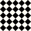 Artifact Vinylgulv - York Harlequin sort/hvid