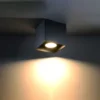 Loftslampe QUAD 1 sort